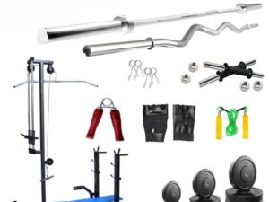 GYMCREW 20 in 1 Single support bench Black with 100 kg rubber weight & 5 Ft Plain Rod (25 mm) & 3 Ft Curl Rod (20 mm)OOOOOOOOOOOOOOOOOOOOOIIOIIIIOIOIOIOIOIOOOOOOOOOOOOOOOOOOOOOOOOOOOOOOOOOOOOOOOOOOOOOOOOOOOK