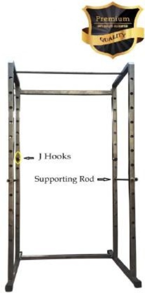 GYMCREW Squat Rack 2X2 (Capacity 200 Kg)
